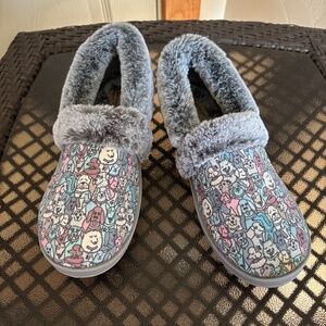 BOBS from Skechers Too Cozy Pooch Parade Slip On Shoes Faux Fur Size 9